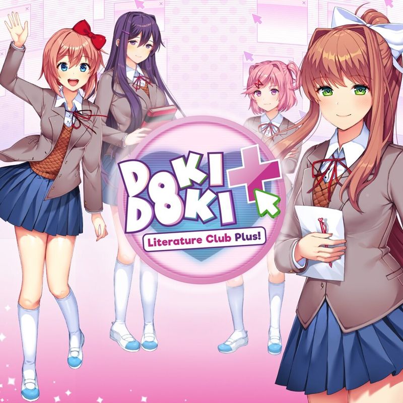 Doki Doki Literature Club Plus box art for Playstation 4